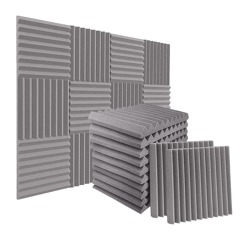 48Pack 1 Inch X 12 Inch X12 Inch Soundproof Foam Panels Sound Absorbing Insulation For Recording Studio, Gaming Room
48Pack 1 Inch X 12 Inch X12 Inch Soundproof Foam Panels Sound Absorbing Insulation For Recording Studio, Gaming Room