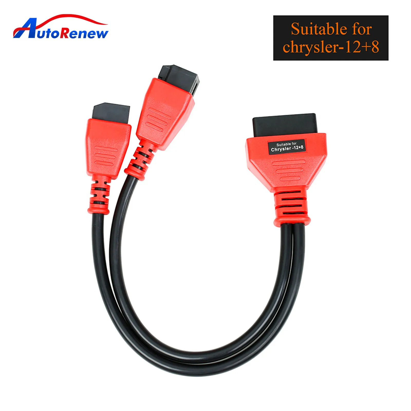 

for Chrysler programming cable 12+8 connector for Autel DS808 Maxisys 906 908 PRO ELITE OBDSTAR Autel chrysler 12+8 adapter