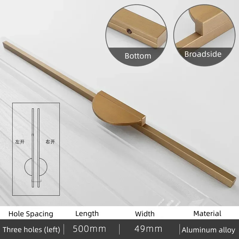 Ручки для шкафов алюминиевые современные золотисто-бронзовые
Ручки для шкафов алюминиевые современные золотисто-бронзовые