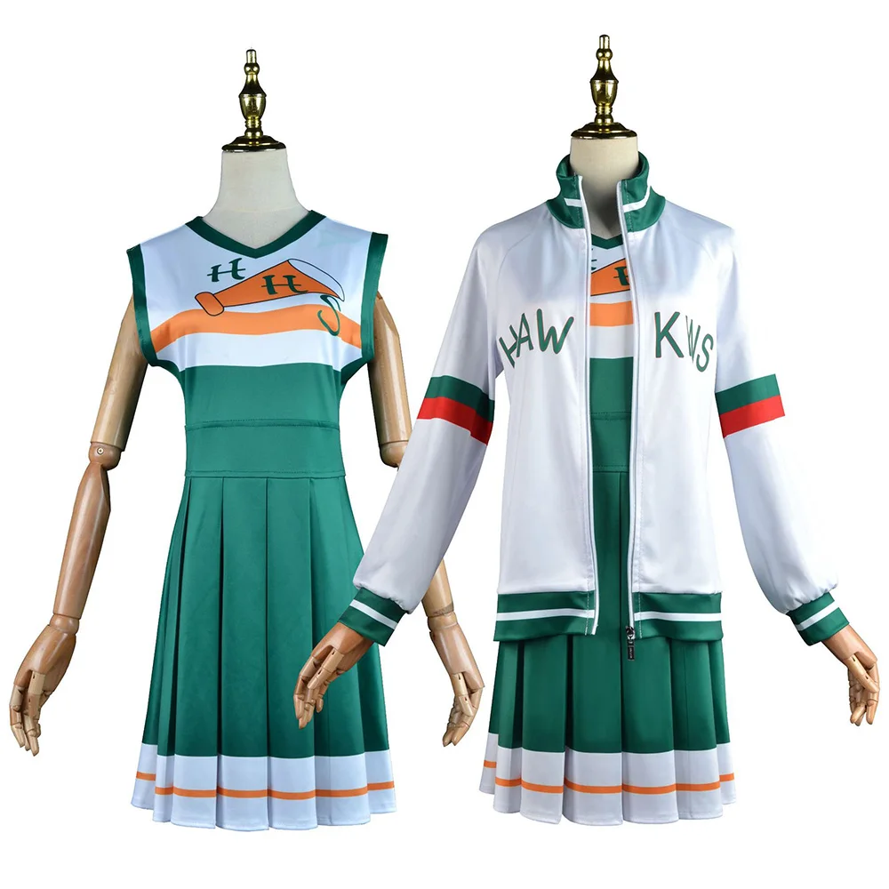 Stranger Things Cosplay Stranger Things Cheerleader Outfit Dress Coat Costumes Woman Girl Cosplay Party Full Set
Stranger Things Cosplay Stranger Things Cheerleader Outfit Dress Coat Costumes Woman Girl Cosplay Party Full Set
