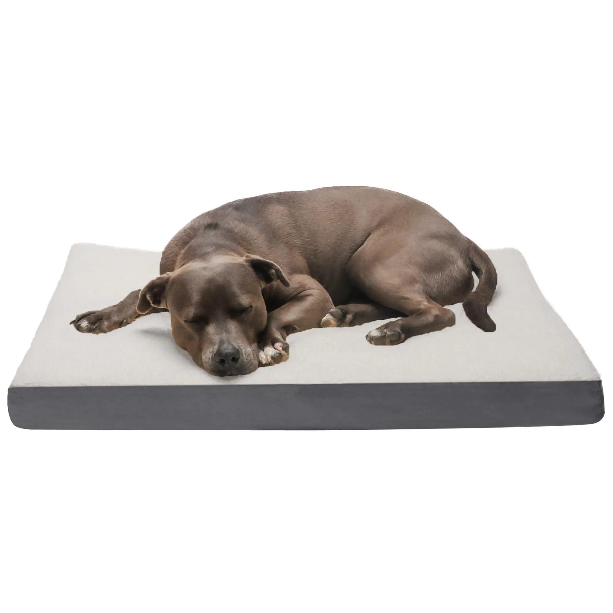 Pet Dog Bed | Deluxe Cooling Gel Memory Foam Orthopedic Sherpa & Suede Pet Bed Mattress for Dogs & Cats, Gray, Large
Pet Dog Bed | Deluxe Cooling Gel Memory Foam Orthopedic Sherpa & Suede Pet Bed Mattress for Dogs & Cats, Gray, Large