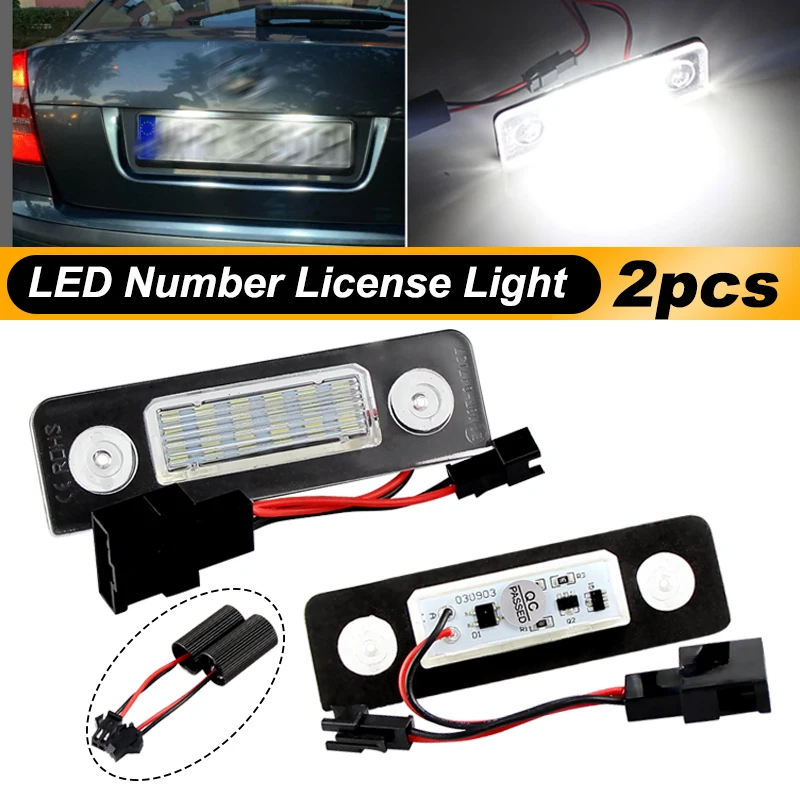 2 шт., белый Canbus без ошибок для VW Skoda Octavia 2 1Z 2008 ~ Roomster 5J 2006-2010, автомобильный светодиодный светильник номерного знака
2 шт., белый Canbus без ошибок для VW Skoda Octavia 2 1Z 2008 ~ Roomster 5J 2006-2010, автомобильный светодиодный светильник номерного знака