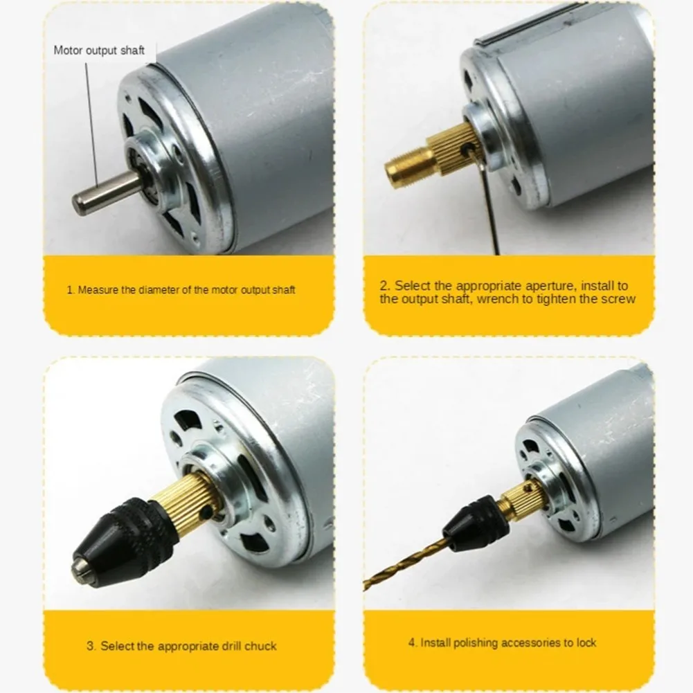 Brand New Chuck Shaft Copper Drill Shaft Collet Shaft Kits Parts Accessories Clips Gold New 23.5mm Length Useful
Brand New Chuck Shaft Copper Drill Shaft Collet Shaft Kits Parts Accessories Clips Gold New 23.5mm Length Useful