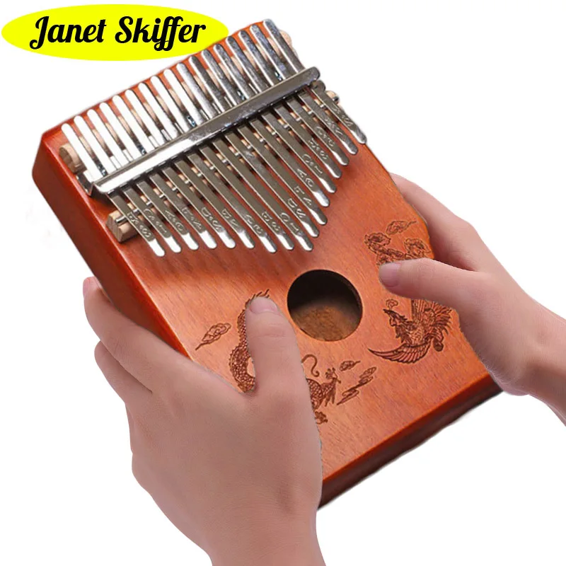Upgraded 17 Keys Mini Kalimba Thumb Piano Handguard Wood Mahogany Mbira Body Musical Instruments Pronunciation Box for Beginners
Upgraded 17 Keys Mini Kalimba Thumb Piano Handguard Wood Mahogany Mbira Body Musical Instruments Pronunciation Box for Beginners