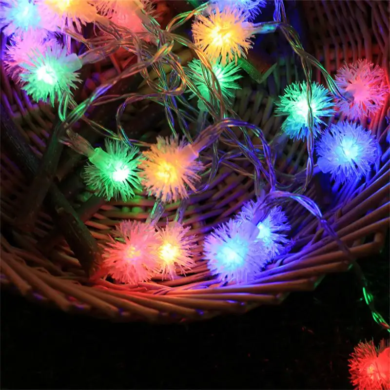 LED light Christmas Decoration Garland Holiday Lights Hairy Ball Dandelion LED Fairy String Light for Home Indoor Lighting
LED light Christmas Decoration Garland Holiday Lights Hairy Ball Dandelion LED Fairy String Light for Home Indoor Lighting