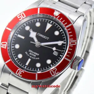 Corgeut 41mm Automatic Men Watch NH35A MIYOTA 8215 Movement Date Indicator Black Dial Stainless Steel Strap Sapphire Crystal
Corgeut 41mm Automatic Men Watch NH35A MIYOTA 8215 Movement Date Indicator Black Dial Stainless Steel Strap Sapphire Crystal