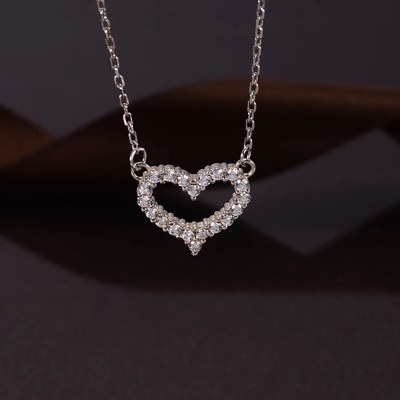 Sterling Silver Jewelry S925 Necklace Neckchain Love Women's Korean Collar Ornament O-chain Simple Temperament ins Style
Sterling Silver Jewelry S925 Necklace Neckchain Love Women's Korean Collar Ornament O-chain Simple Temperament ins Style