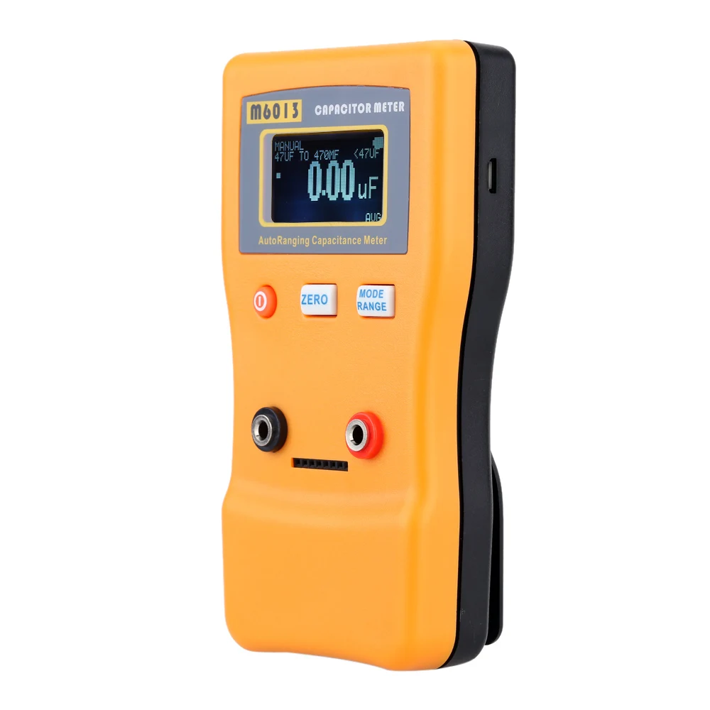 M6013 V2 Capacitance Meter LCD Capacitance Circuit Tester Test Clips 5-digit Reading Professional Measurement Tool
M6013 V2 Capacitance Meter LCD Capacitance Circuit Tester Test Clips 5-digit Reading Professional Measurement Tool