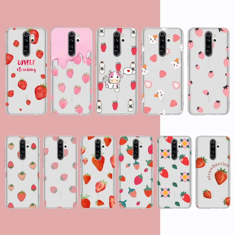 Strawberry Phone Case for Samsung S20 S10 lite S21 plus for Redmi Note8 9pro for Huawei P20 Clear Case
Strawberry Phone Case for Samsung S20 S10 lite S21 plus for Redmi Note8 9pro for Huawei P20 Clear Case