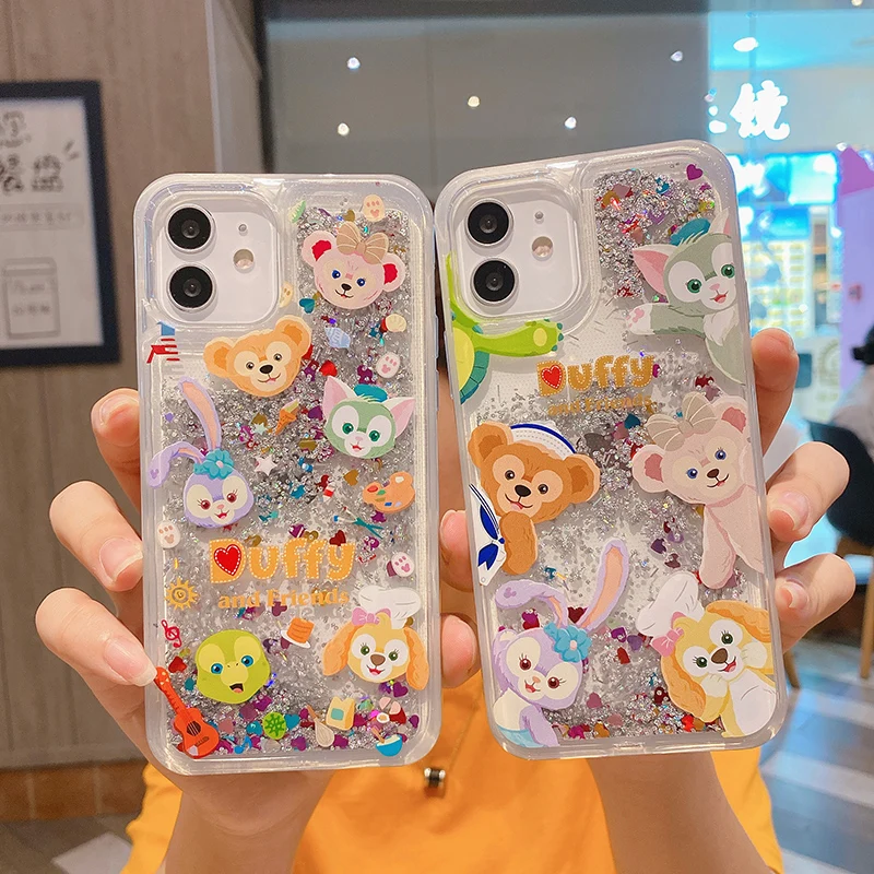 Disney Duffy And Friends Liquid Quicksand Bling Sequins Phone Case for iPhone 11 12 13 mini pro XS MAX 6 8 7 Plus X XR Cover
Disney Duffy And Friends Liquid Quicksand Bling Sequins Phone Case for iPhone 11 12 13 mini pro XS MAX 6 8 7 Plus X XR Cover