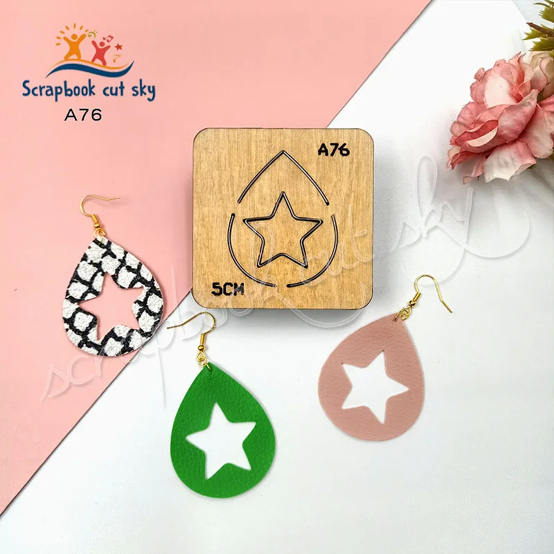 Hollowed Out Five Pointed Star Earrings DIY A76 Muyu Wooden Mold Scrapbook Cutting Dies Suitable For Market General Machines
Hollowed Out Five Pointed Star Earrings DIY A76 Muyu Wooden Mold Scrapbook Cutting Dies Suitable For Market General Machines