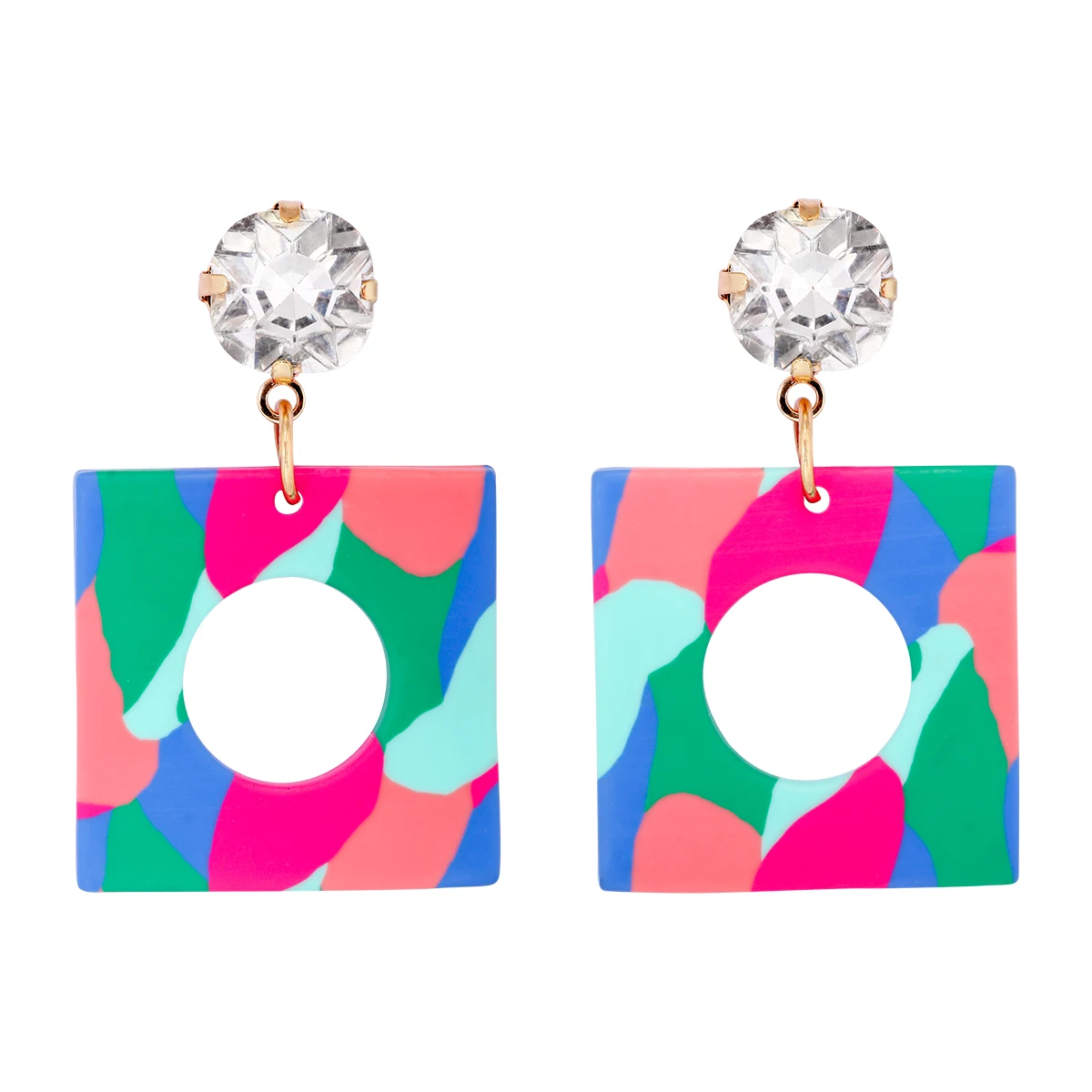 2023 New Spring Jewelry Hand-painted Colorful Square Polymer Clay Earrings for Women Girls Fashion Party Accessories Easter Gift
2023 New Spring Jewelry Hand-painted Colorful Square Polymer Clay Earrings for Women Girls Fashion Party Accessories Easter Gift