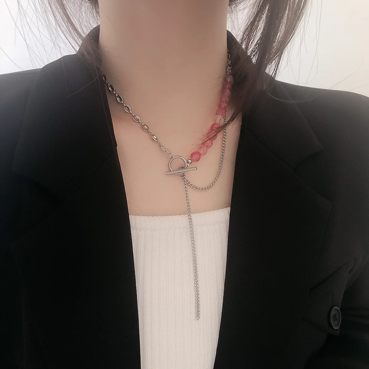 Layered Chain Necklace for Women Girls Emo Punk Goth Chains Necklaces Egirl Y2k Chunky Choker Necklaces Strand Necklace for Gift
Layered Chain Necklace for Women Girls Emo Punk Goth Chains Necklaces Egirl Y2k Chunky Choker Necklaces Strand Necklace for Gift