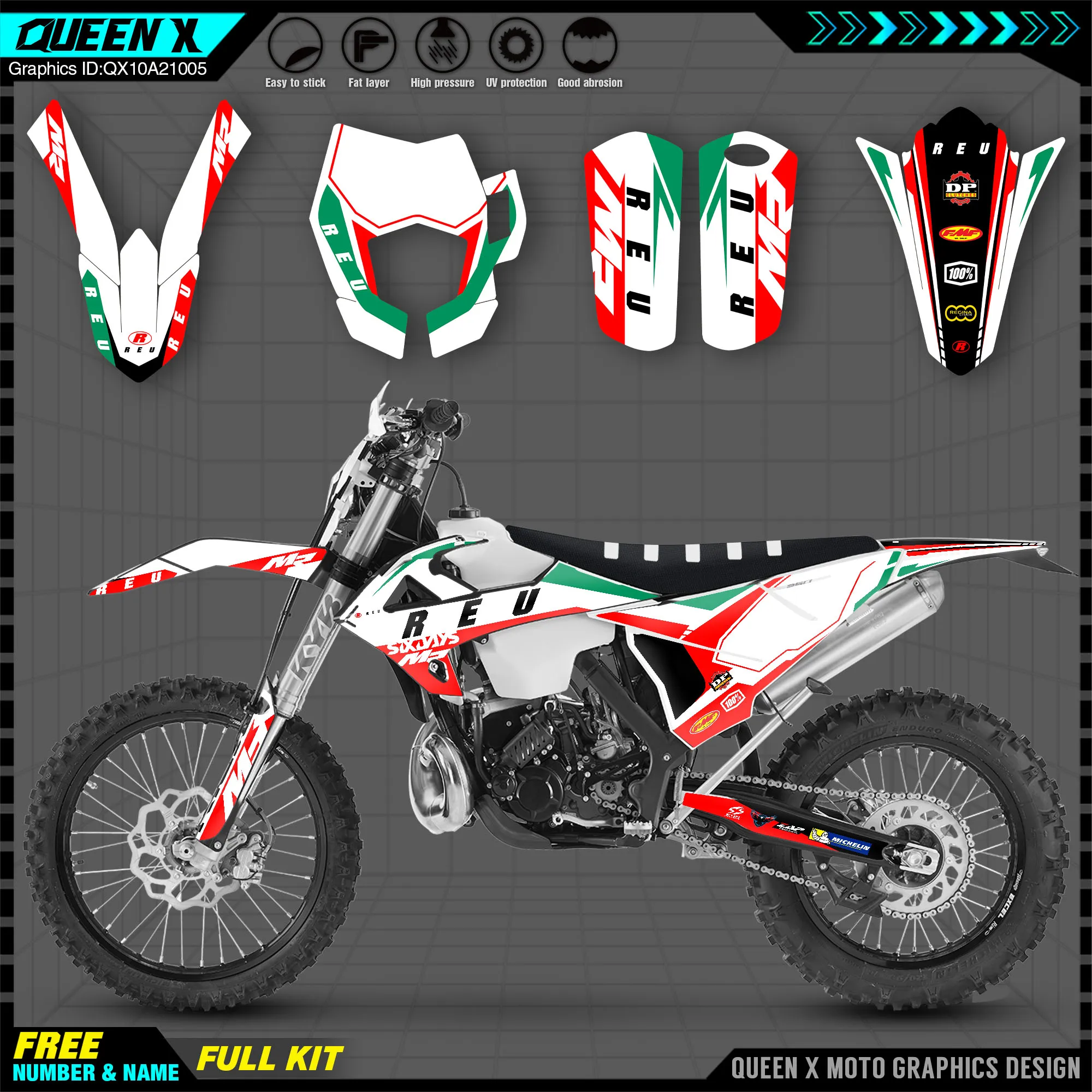 Видеофоны QUEEN X MOTOR Custom Team, наклейки 3M, Набор наклеек для RIEJU 2021 2022 MR300 MR PRO Rieju Sixdays Graphics
Видеофоны QUEEN X MOTOR Custom Team, наклейки 3M, Набор наклеек для RIEJU 2021 2022 MR300 MR PRO Rieju Sixdays Graphics