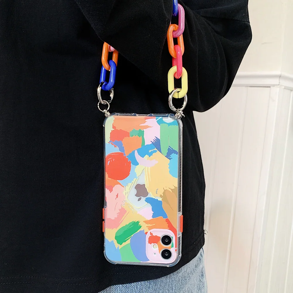 2022 New Graffiti Bracelet Phone Cases Mini Colorful Chain Soft Back Cover For Iphone 11 12 Pro Max X XS XR 7 8 Plus SE
2022 New Graffiti Bracelet Phone Cases Mini Colorful Chain Soft Back Cover For Iphone 11 12 Pro Max X XS XR 7 8 Plus SE