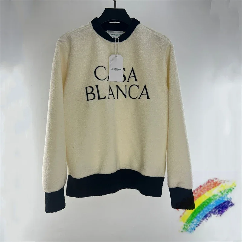 y2k Patchwork Casablanca Embroidered Fleece Sweatshirts Hoodie For Men Women Vintage Crewneck Men's Clothing
y2k Patchwork Casablanca Embroidered Fleece Sweatshirts Hoodie For Men Women Vintage Crewneck Men's Clothing