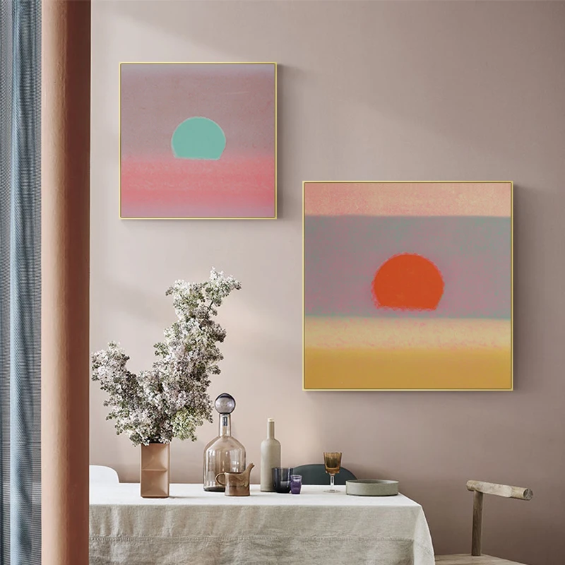 Modern Abstract Painting of Sunrise and Sunset, Art Color Block Poster Printing Mural, Geometric Graphics, Abstract Painting Of
Modern Abstract Painting of Sunrise and Sunset, Art Color Block Poster Printing Mural, Geometric Graphics, Abstract Painting Of