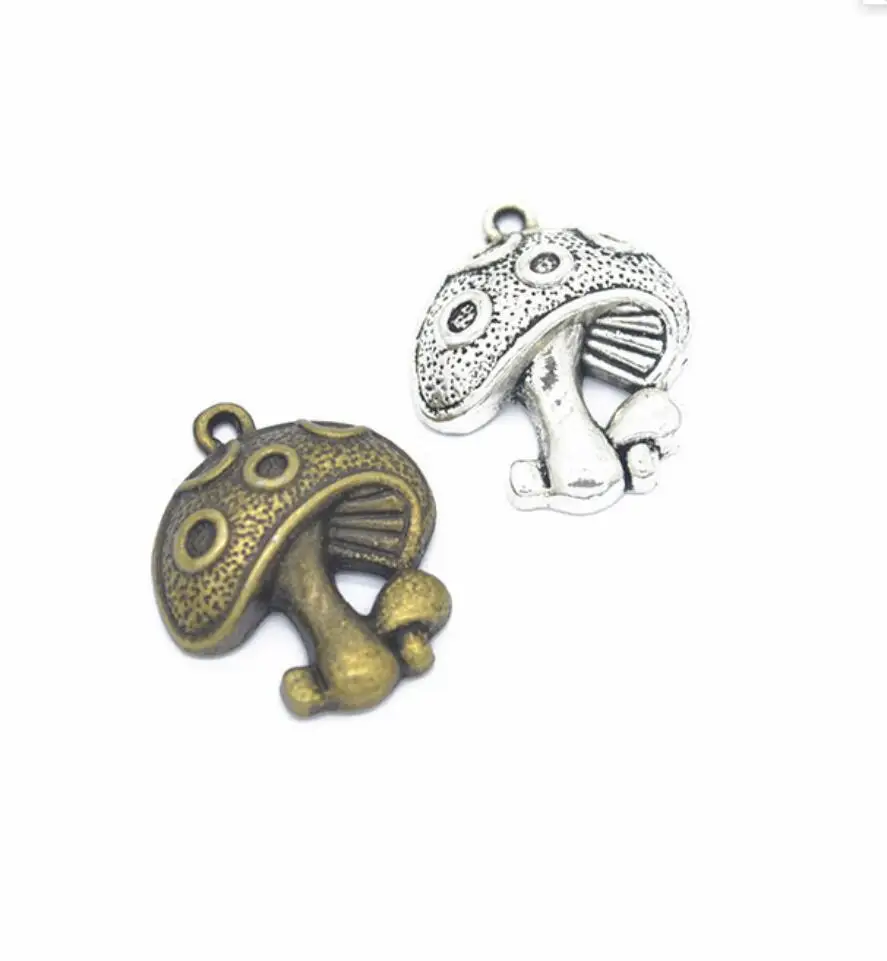 30pcs Antique Silver Plated Zinc Alloy mushroom Charms Pendants for Jewelry Making DIY Handmade Craft 23*19mm F0286
30pcs Antique Silver Plated Zinc Alloy mushroom Charms Pendants for Jewelry Making DIY Handmade Craft 23*19mm F0286