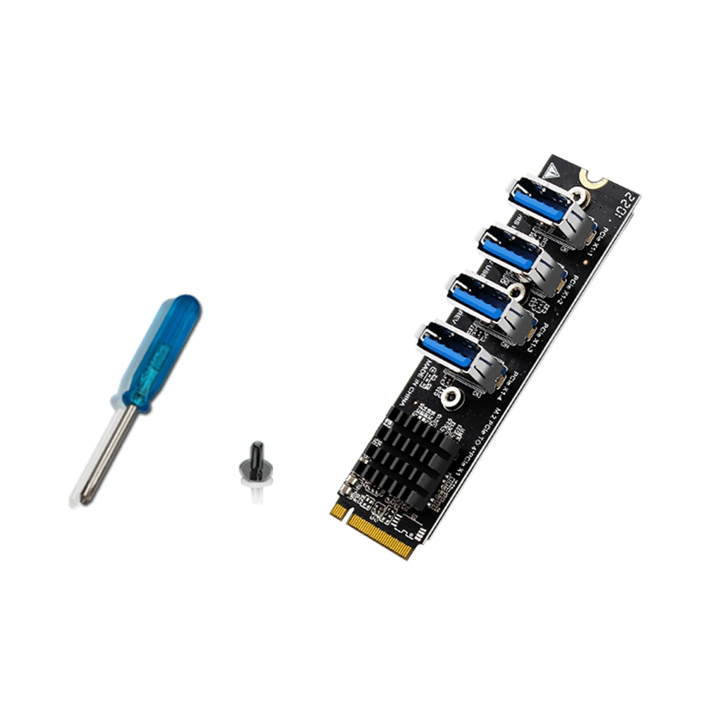 Плата расширения M.2 M KEY PCI-E, 4-портовый модуль адаптера PCI-E X1, плата расширения 1-4 для Windows XP Vista, совместима с Windows XP
Плата расширения M.2 M KEY PCI-E, 4-портовый модуль адаптера PCI-E X1, плата расширения 1-4 для Windows XP Vista, совместима с Windows XP