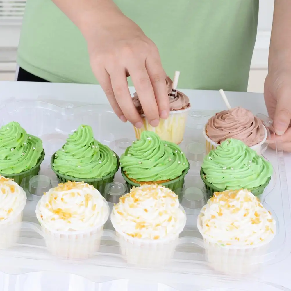 6 Hole/12 Hole Cupcake Container Eco-friendly Good Seal Performance PET Cupcake Holder Box for Home
6 Hole/12 Hole Cupcake Container Eco-friendly Good Seal Performance PET Cupcake Holder Box for Home
