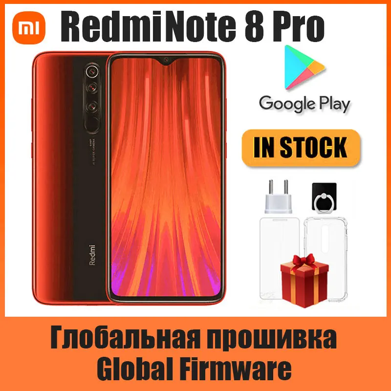 Orginal Smartphone Xiaomi Redmi Note 8 Pro Cellphone,Global ROM Version Helio G90T 4500mAh 64MP Quad Camera 
Orginal Smartphone Xiaomi Redmi Note 8 Pro Cellphone,Global ROM Version Helio G90T 4500mAh 64MP Quad Camera