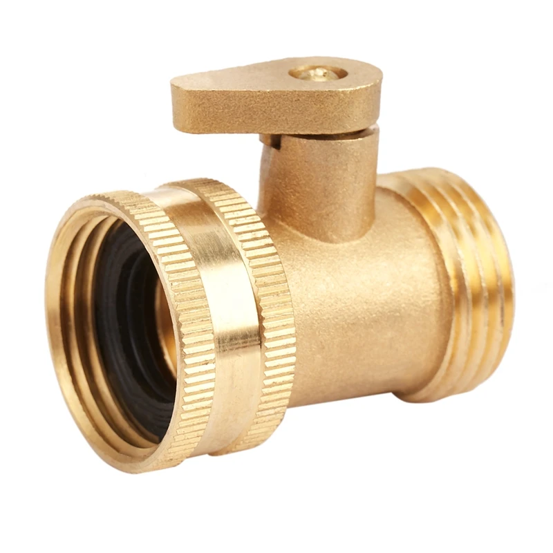 3/4 Inch Garden Hose Water Pipe Connector Brass Valve Faucet Taps Splitter With Shut Off Switch
3/4 Inch Garden Hose Water Pipe Connector Brass Valve Faucet Taps Splitter With Shut Off Switch