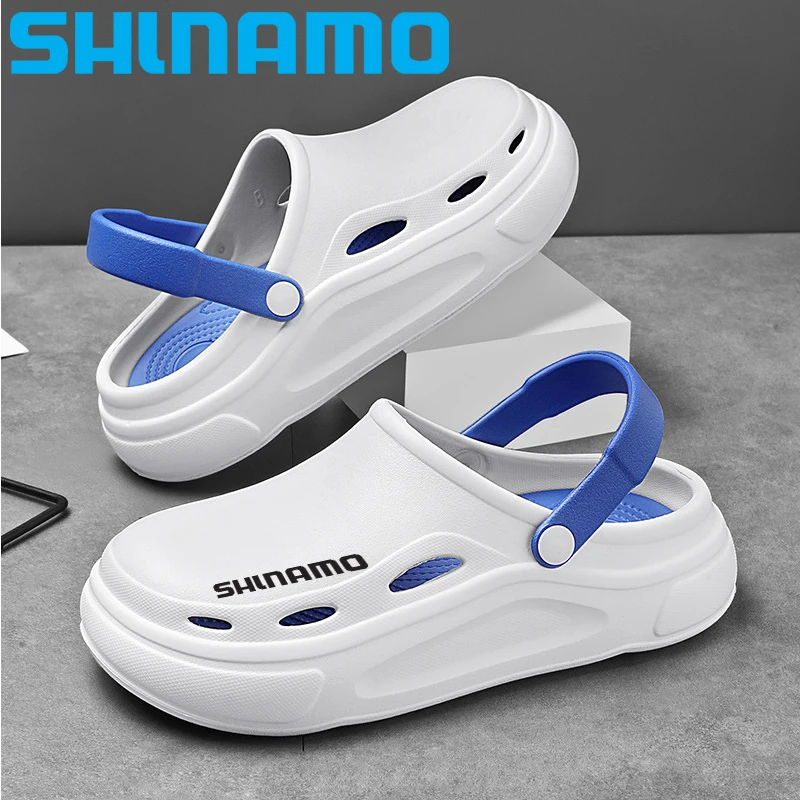 2023 Fishing Cave Shoes Men's New Summer Trend Thick Bottom Outside Wear Package Head Slippers Anti-slip High-end Sandals Beach
2023 Fishing Cave Shoes Men's New Summer Trend Thick Bottom Outside Wear Package Head Slippers Anti-slip High-end Sandals Beach