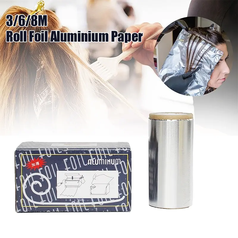 1Pcs 3/6/8M Super Long Thick Perm Aluminum Foil Paper Stain Hairdressing Supplies Hair Coloring Hair Perm Styling Tool
1Pcs 3/6/8M Super Long Thick Perm Aluminum Foil Paper Stain Hairdressing Supplies Hair Coloring Hair Perm Styling Tool