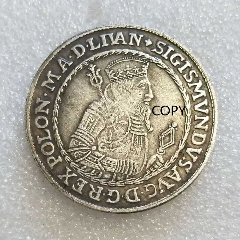 Poland Litwa-Thaler 1567 Silver Plated Brass Commemorative Collectible Coin Gift Lucky Challenge Coin COPY COIN
Poland Litwa-Thaler 1567 Silver Plated Brass Commemorative Collectible Coin Gift Lucky Challenge Coin COPY COIN