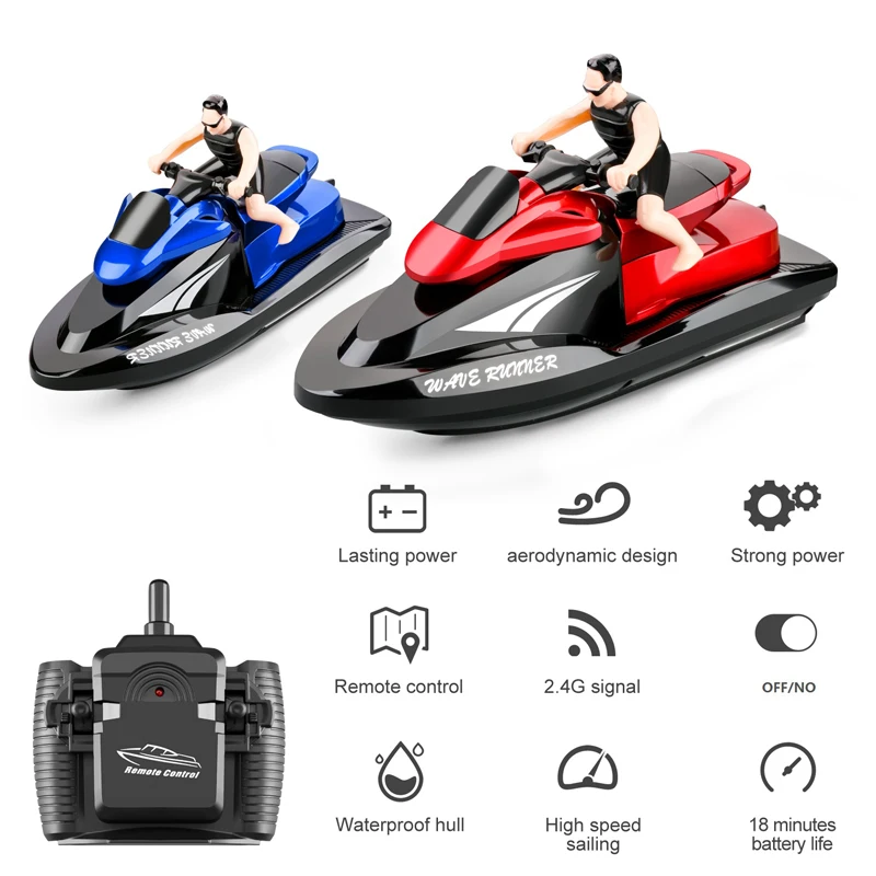 New RC Boat 809 2.4G Waterproof Remote Control Motorboat Water Speedboat Radio Control Children's Rc Boat Electric Toys Gifts
New RC Boat 809 2.4G Waterproof Remote Control Motorboat Water Speedboat Radio Control Children's Rc Boat Electric Toys Gifts