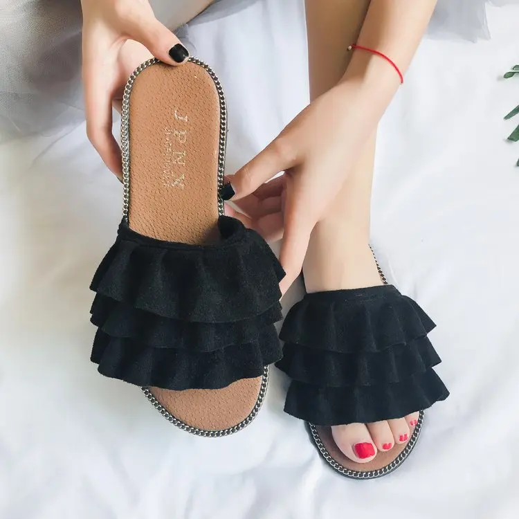 Women's 2022 Fashion Suede Slippers Summer Sandals Boho Beach Outdoor Footwear Casual Slippers 35-40 Comfortable Solid Color
Women's 2022 Fashion Suede Slippers Summer Sandals Boho Beach Outdoor Footwear Casual Slippers 35-40 Comfortable Solid Color