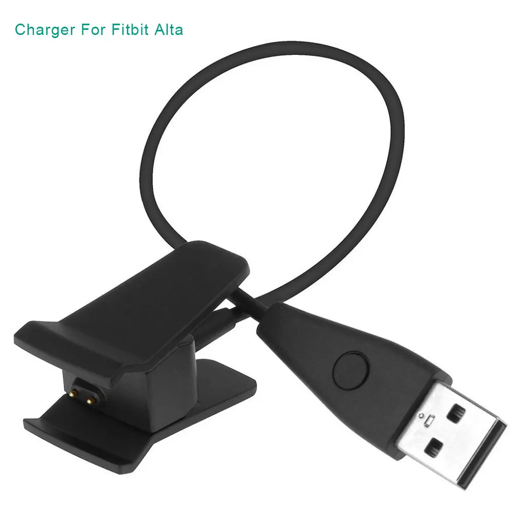 

Charger with Reset Button or Fitbit Alta Replacement Fast Stable USB Charging Cable Cradle Dock Cable Adapter Smart Watches