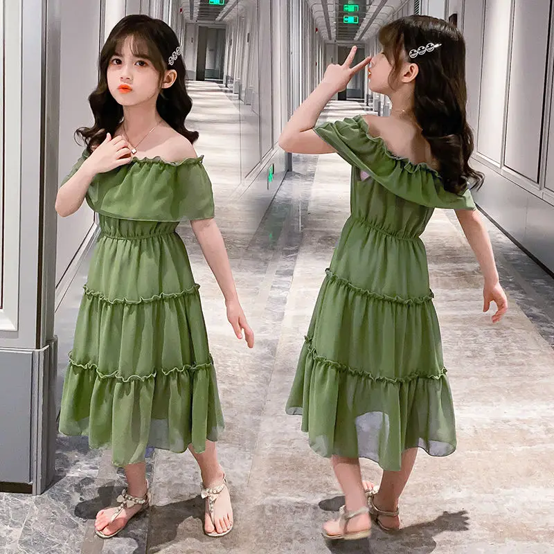 Girls Dresses Summer Casual Elegant Net Yarn Child New 12 Clothes Teens Fashion Sandy Beach Princess Dresses 10 Kids 8 Years Old
Girls Dresses Summer Casual Elegant Net Yarn Child New 12 Clothes Teens Fashion Sandy Beach Princess Dresses 10 Kids 8 Years Old