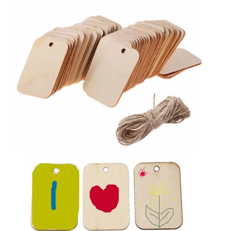 Unfinished Nature Wood Slice With Rope Wooden DIY Hanging Label Blank Gift Tags For Wedding Birthday Party Decor Crafts
Unfinished Nature Wood Slice With Rope Wooden DIY Hanging Label Blank Gift Tags For Wedding Birthday Party Decor Crafts
