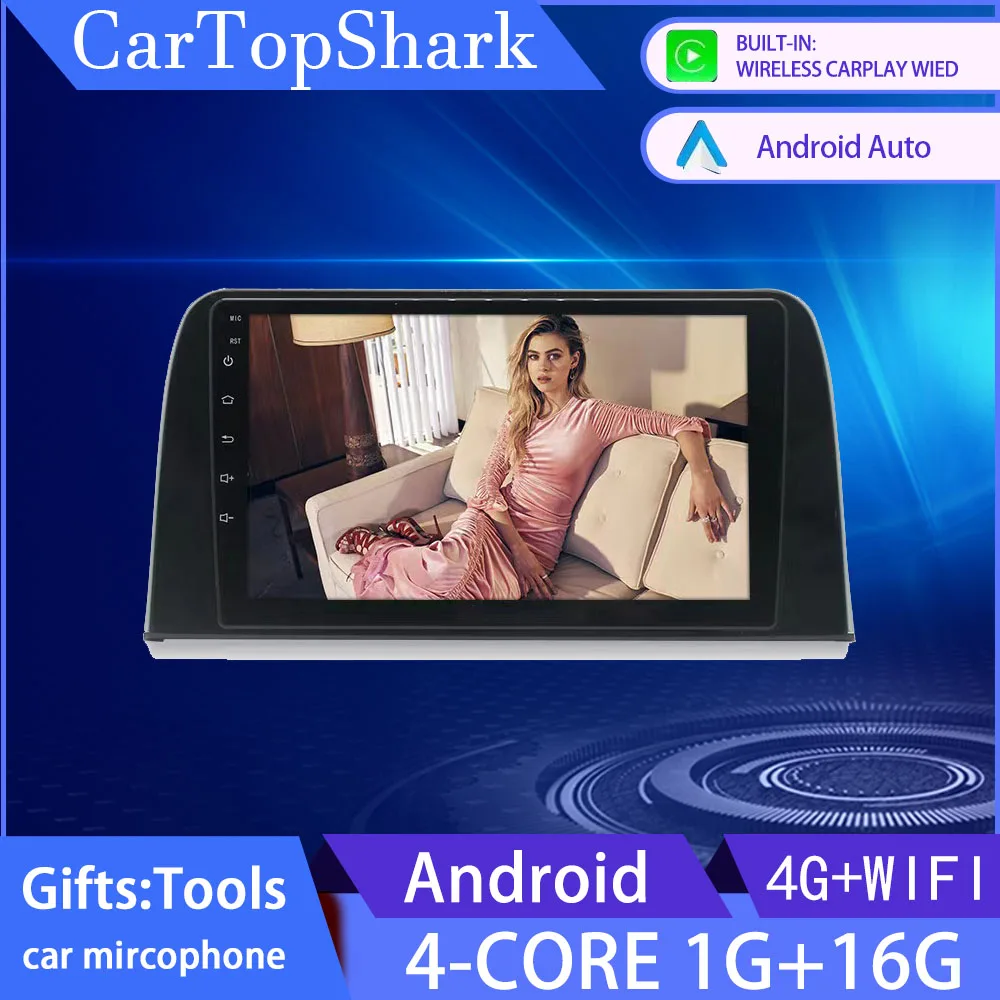 CARTOPSHARK применимо к автомобильному радио 17-20 Honda CRV 9 дюймов, мультимедийный видеоплеер, навигация, стерео, GPS, Android
CARTOPSHARK применимо к автомобильному радио 17-20 Honda CRV 9 дюймов, мультимедийный видеоплеер, навигация, стерео, GPS, Android