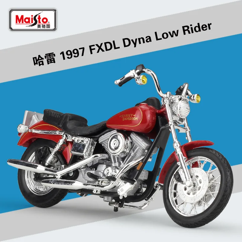 Maisto 1:18 Harley 1997 FXDL Dyna Low Rider Model Car Simulation Alloy Motorcycle Metal Toy Car Children's Toy Gift B425
Maisto 1:18 Harley 1997 FXDL Dyna Low Rider Model Car Simulation Alloy Motorcycle Metal Toy Car Children's Toy Gift B425