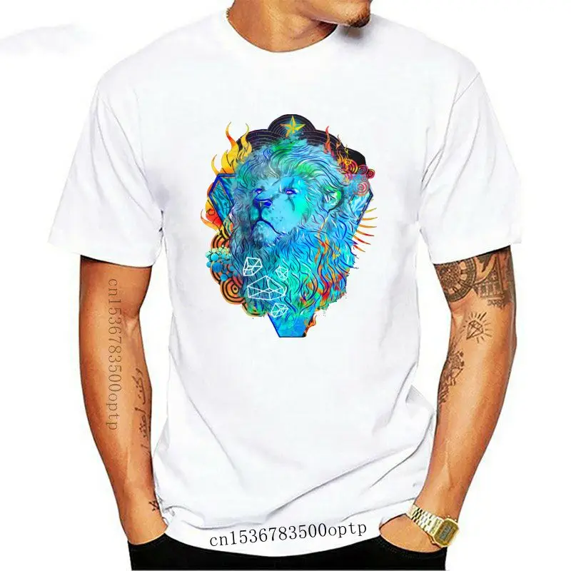 Camiseta de León de fuego para hombre, camiseta negra y azul, camisetas de algodón 100%, sudaderas Geek, ropa de calle de manga
Camiseta de León de fuego para hombre, camiseta negra y azul, camisetas de algodón 100%, sudaderas Geek, ropa de calle de manga