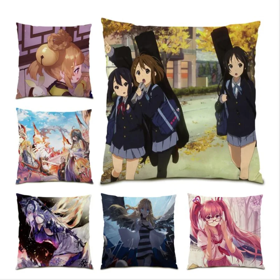 Pillow Cover Beautiful Girl Cushion Cover 45x45 Home Decor Living Room Decoration Japanese Anime Velvet Cartoon Cute Gift E0962
Pillow Cover Beautiful Girl Cushion Cover 45x45 Home Decor Living Room Decoration Japanese Anime Velvet Cartoon Cute Gift E0962