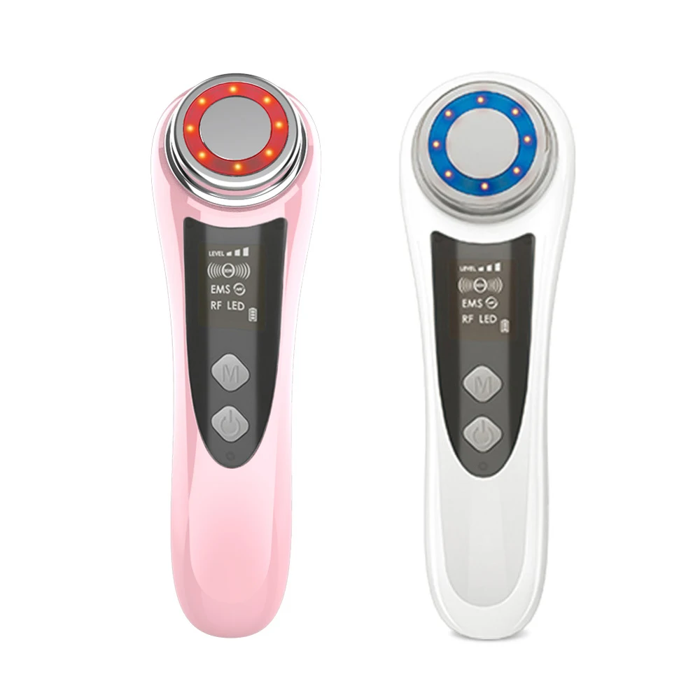 EMS Facial Massager LED light therapy Sonic Vibration Wrinkle Removal Skin Tightening Hot Cool Treatment Skin Care Beauty Device 
EMS Facial Massager LED light therapy Sonic Vibration Wrinkle Removal Skin Tightening Hot Cool Treatment Skin Care Beauty Device