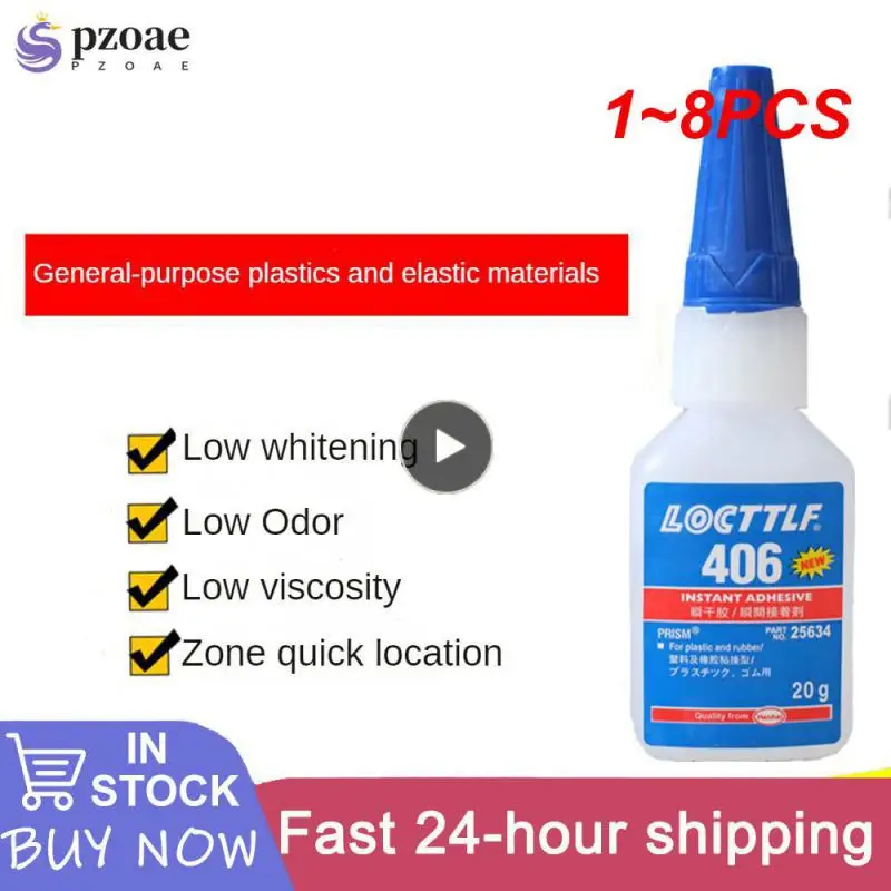 1~8PCS Super Glue 460 495 496 Repairing Glue Instant Adhesive Loctite Self-Adhesive 20ml
1~8PCS Super Glue 460 495 496 Repairing Glue Instant Adhesive Loctite Self-Adhesive 20ml