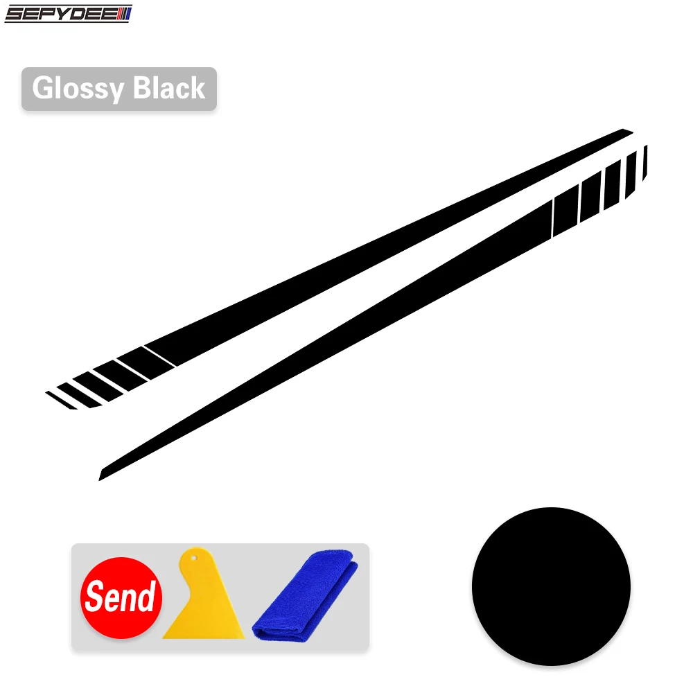 Наклейки на дверь и боковую юбку автомобиля, 2 шт., для Toyota GR Yaris, 3, 5 дверей, хэтчбек, седан, кузов автомобиля, Длинные полосы, виниловые наклейки, аксессуары
Наклейки на дверь и боковую юбку автомобиля, 2 шт., для Toyota GR Yaris, 3, 5 дверей, хэтчбек, седан, кузов автомобиля, Длинные полосы, виниловые наклейки, аксессуары