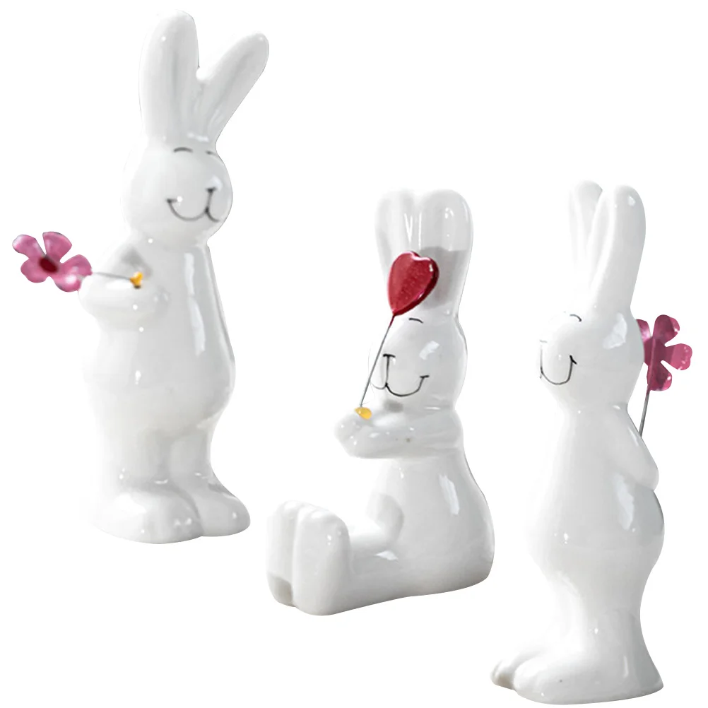 Rabbit Bunny Figurine Decor Ceramic Figurines Statue Easter Zodiac Year Sculpture Chinese Statues Mini Ornament New Ornaments
Rabbit Bunny Figurine Decor Ceramic Figurines Statue Easter Zodiac Year Sculpture Chinese Statues Mini Ornament New Ornaments