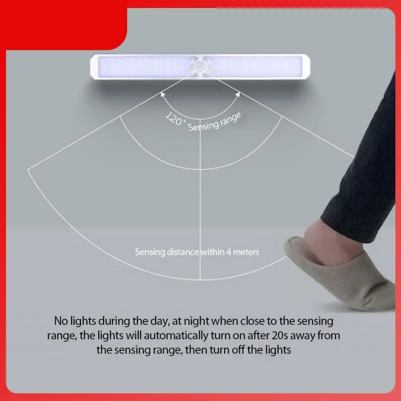 LEDs PIR Motion Sensor Light Long Bar Light Cupboard Wardrobe Bed Lamp LED Under Cabinet Night Light For Closet Stairs Kitchen
LEDs PIR Motion Sensor Light Long Bar Light Cupboard Wardrobe Bed Lamp LED Under Cabinet Night Light For Closet Stairs Kitchen