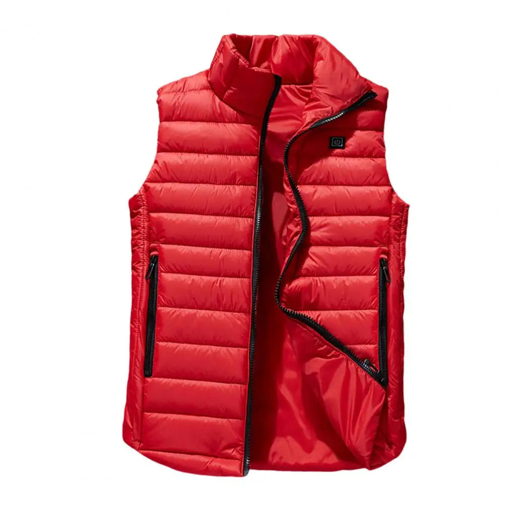 Men Heating Waistcoat Intelligent Thermostat 3 Temperature Modes Cotton Padded USB Heating Vest Zipper Vest
Men Heating Waistcoat Intelligent Thermostat 3 Temperature Modes Cotton Padded USB Heating Vest Zipper Vest
