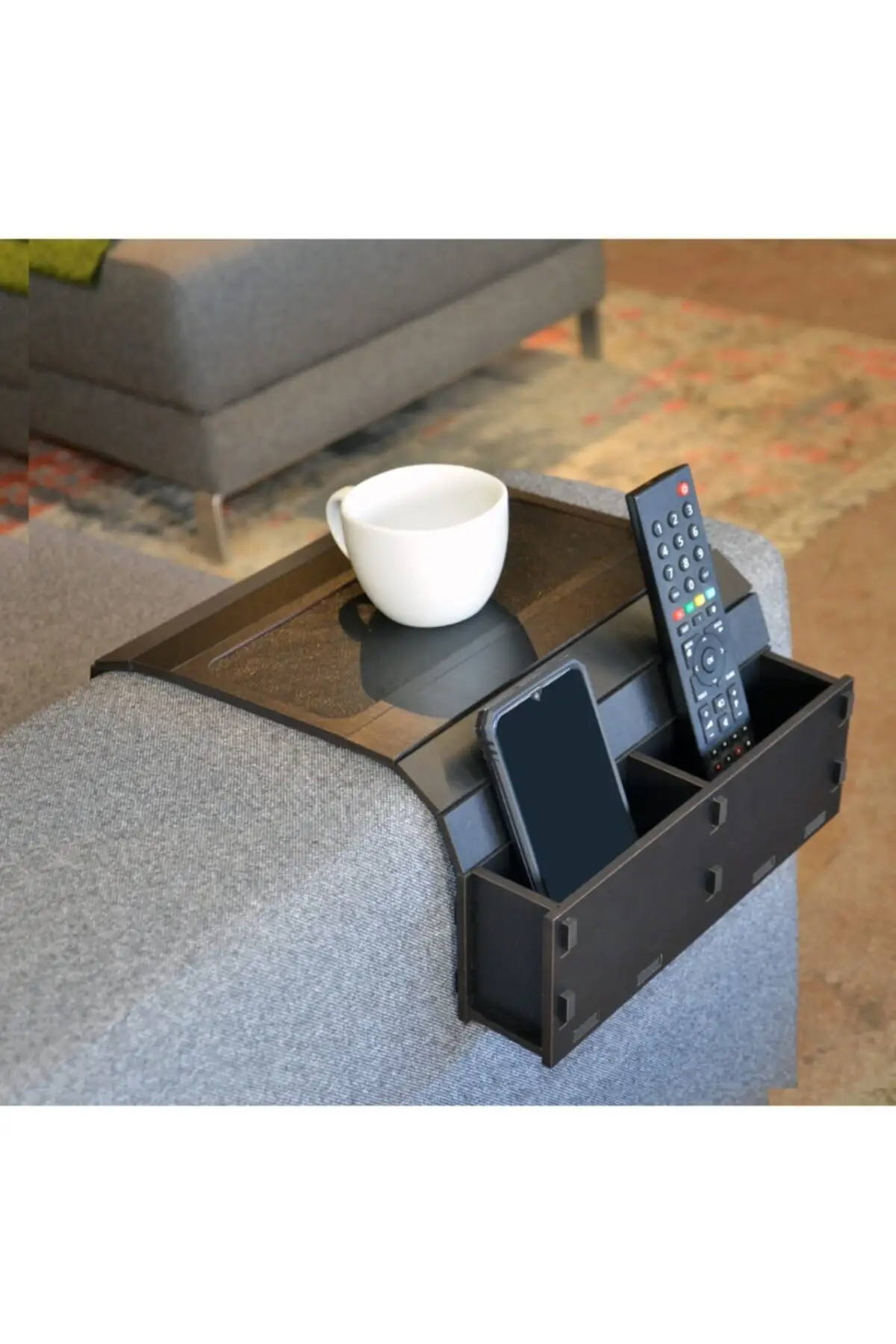 Leather-Based Telephone And Remote Handle Sofa Table Wooden Side Table Placemat Leather Sofa Armrest Folding 
Leather-Based Telephone And Remote Handle Sofa Table Wooden Side Table Placemat Leather Sofa Armrest Folding