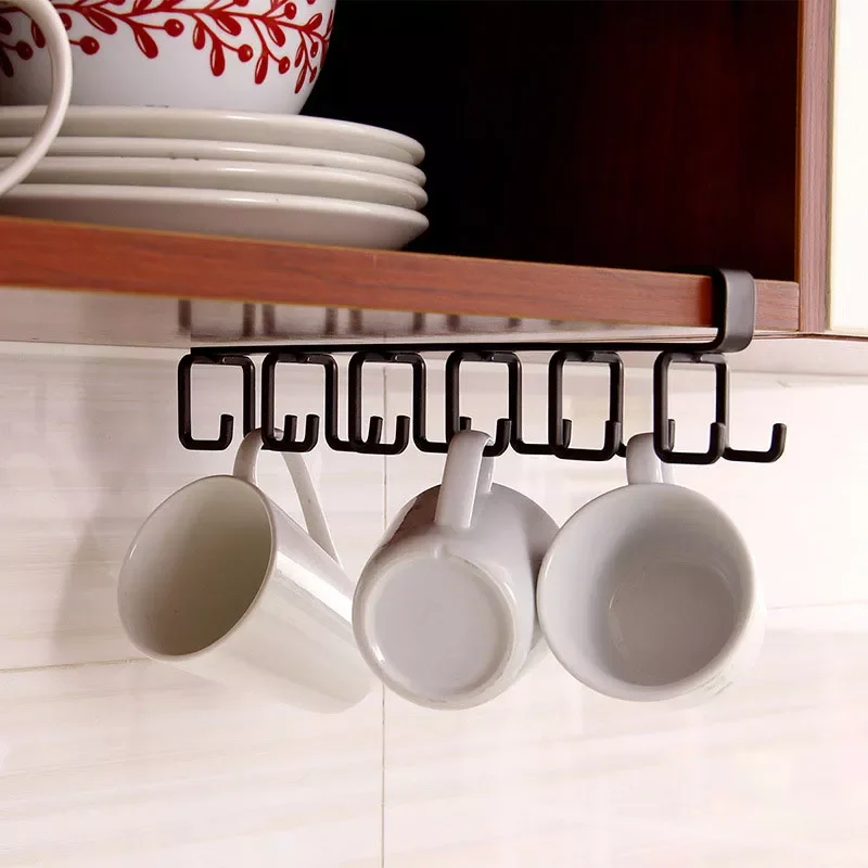 NEW2023 1PC Double-Row Hook Hanging Cup Holder Kitchen Hook Rack Punch-free Wall Cabinet kitchen Organiazer Rack Hanging Cup Hol
NEW2023 1PC Double-Row Hook Hanging Cup Holder Kitchen Hook Rack Punch-free Wall Cabinet kitchen Organiazer Rack Hanging Cup Hol