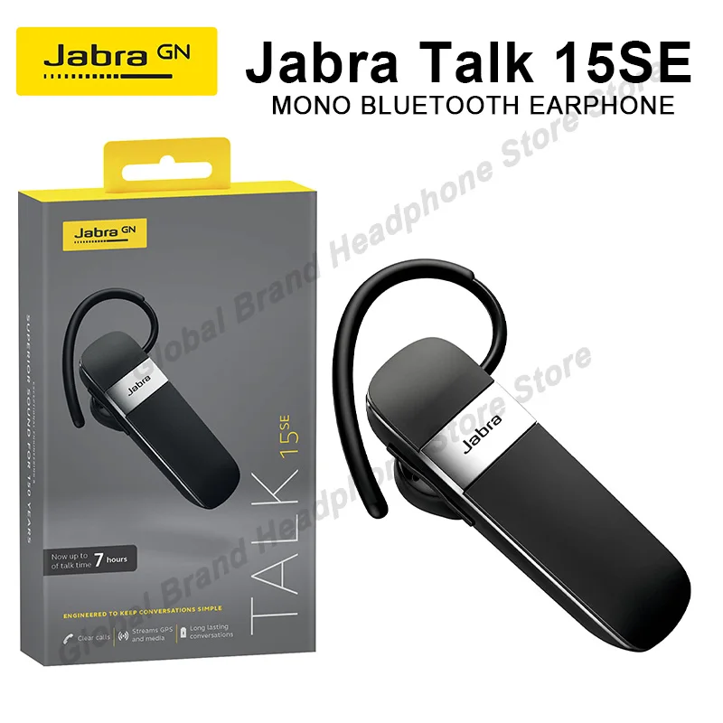 100% Original Jabra Talk 15 SE Mono Bluetooth Headphones HD Voice Wireless Headset Business Sport Earbuds In Car with Mic
100% Original Jabra Talk 15 SE Mono Bluetooth Headphones HD Voice Wireless Headset Business Sport Earbuds In Car with Mic
