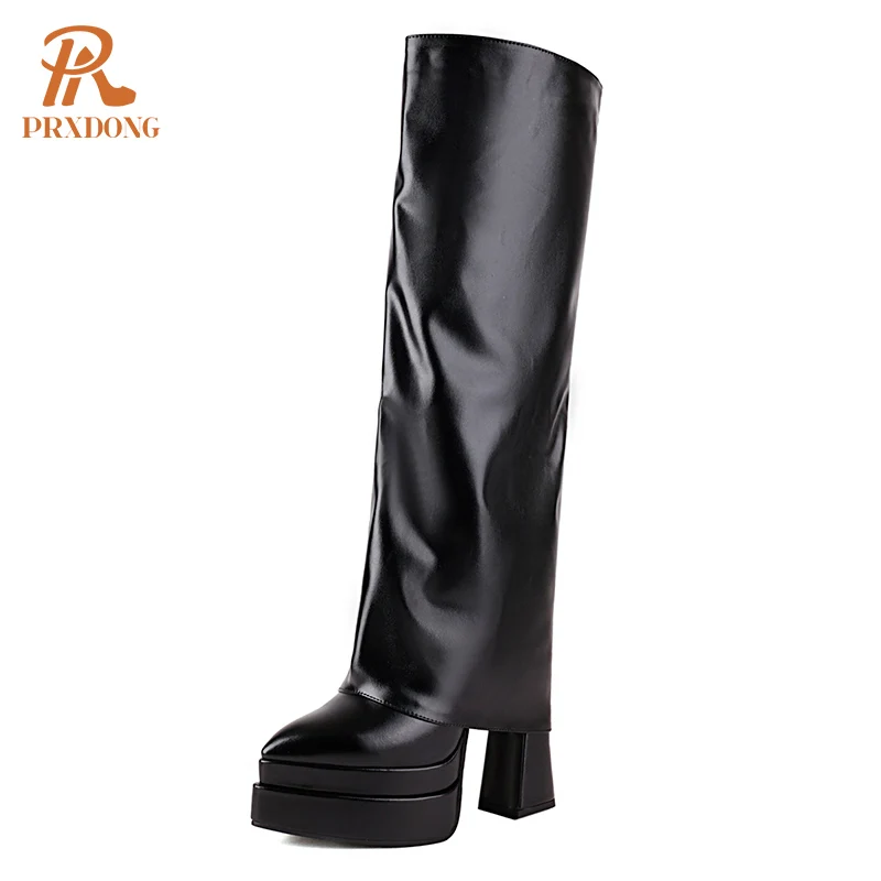 2022 INS Sexy High Heels Thick Platform Women's Shoes Qulaity Black Autumn Winter Warm Knee High Boots Dress Party Lady Boots 42
2022 INS Sexy High Heels Thick Platform Women's Shoes Qulaity Black Autumn Winter Warm Knee High Boots Dress Party Lady Boots 42