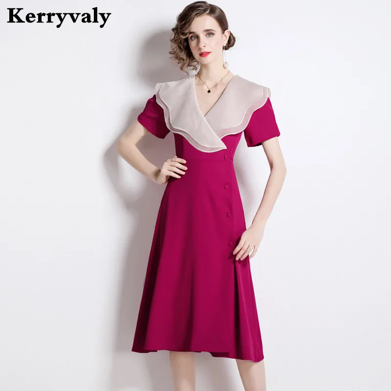 Real shot spot French Hepburn ruffled dress women's summer niche covering belly slim skirt 6333
Real shot spot French Hepburn ruffled dress women's summer niche covering belly slim skirt 6333