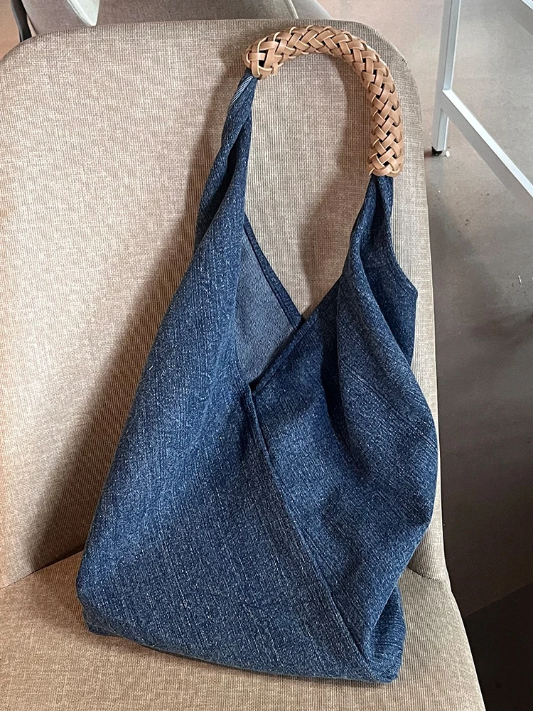 Fashion Vintage Designer Shoulder Canvas Denim Beach Bag for Women Luxury 2023 New in Crossbody Handbag Brand Tote Travel Hobos
Fashion Vintage Designer Shoulder Canvas Denim Beach Bag for Women Luxury 2023 New in Crossbody Handbag Brand Tote Travel Hobos